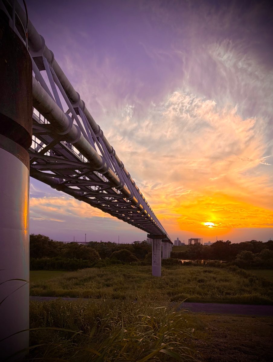 江戸川夕景