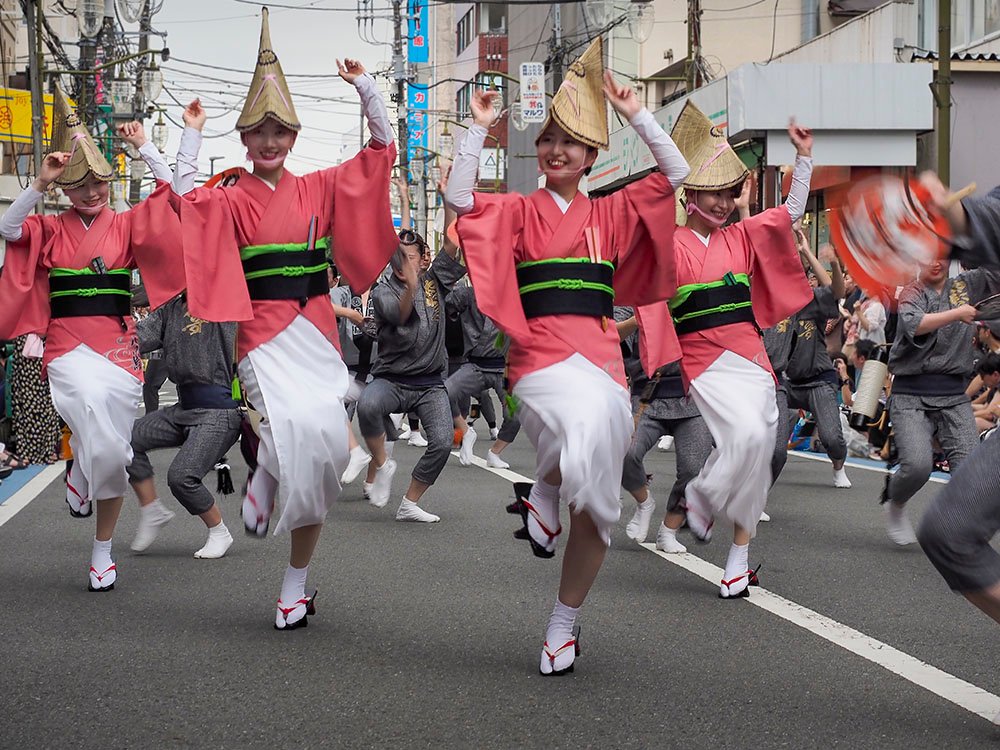 リズムに乗って