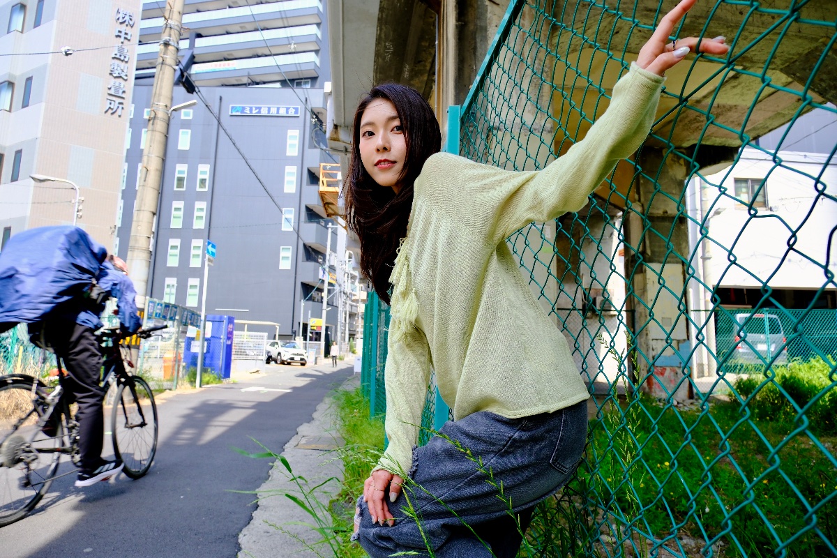 モデルさん撮影②  ストリートスナップ