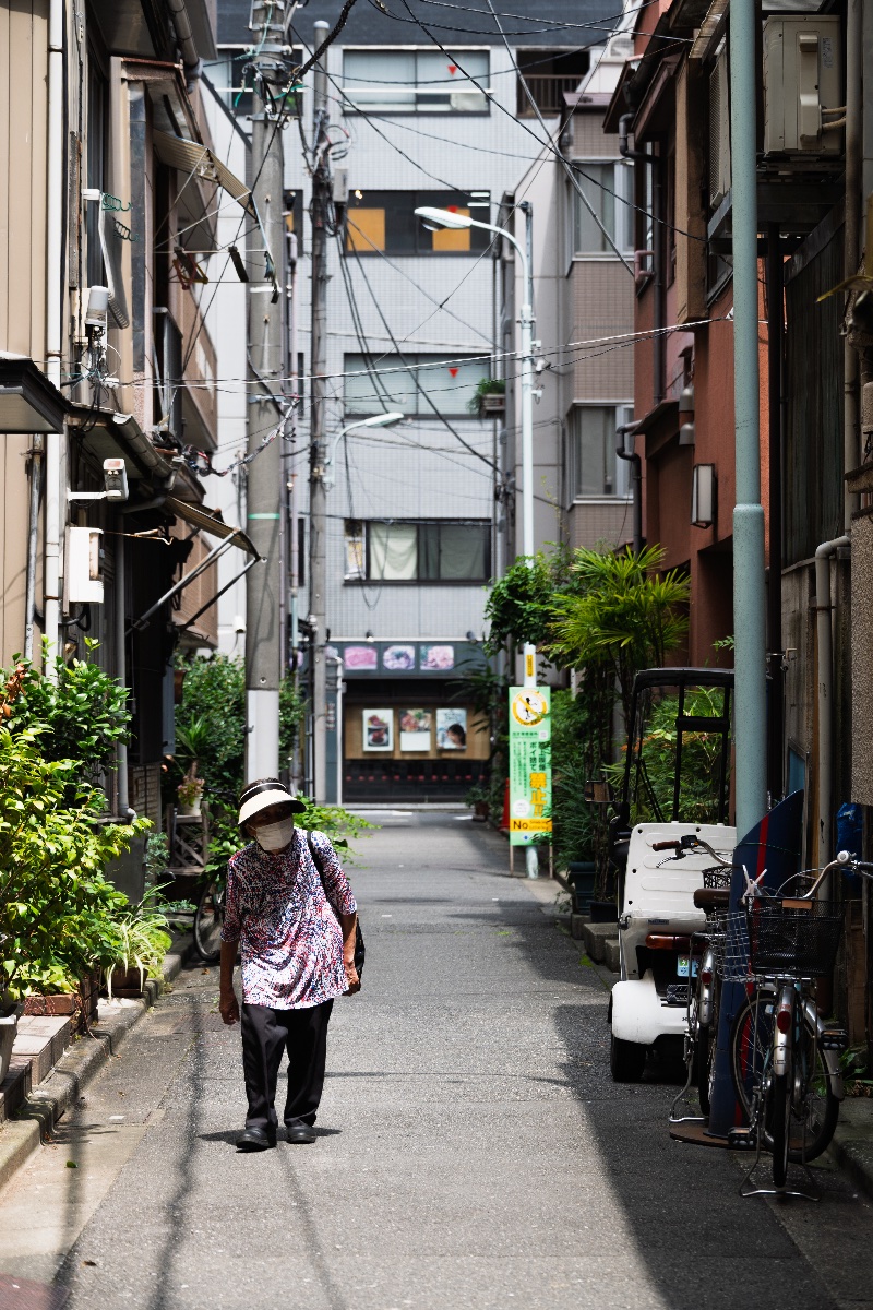 路地の背くらべ